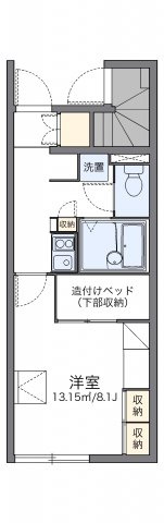 レオパレスみやびの間取り