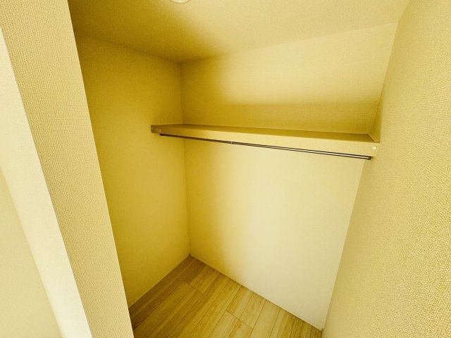 松戸市上矢切新築戸建【南部小学校：10分】の収納|7.37帖寝室・ウォークインクローゼット