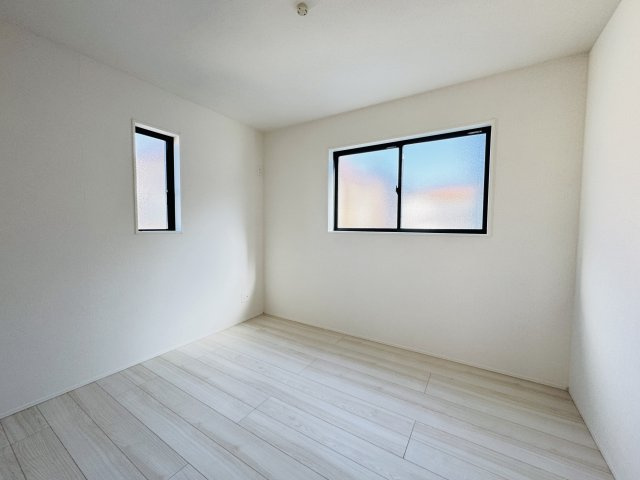 松戸市上矢切新築戸建【南部小学校：10分】の洋室|5.25帖洋室