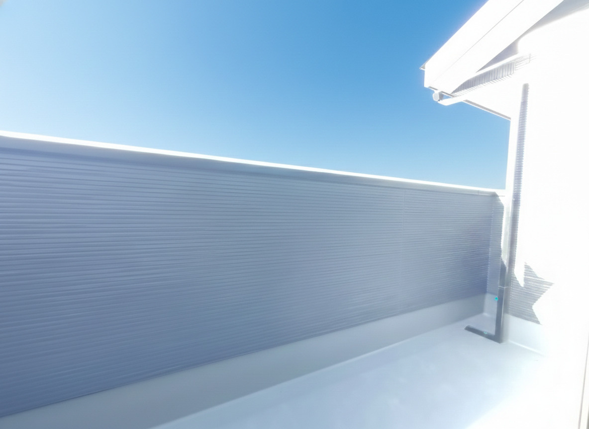 加須市南篠崎　全3邸のバルコニー|〇２号棟　バルコニー〇
太陽の光が気持ちいいバルコニー♪
2026年1月撮影