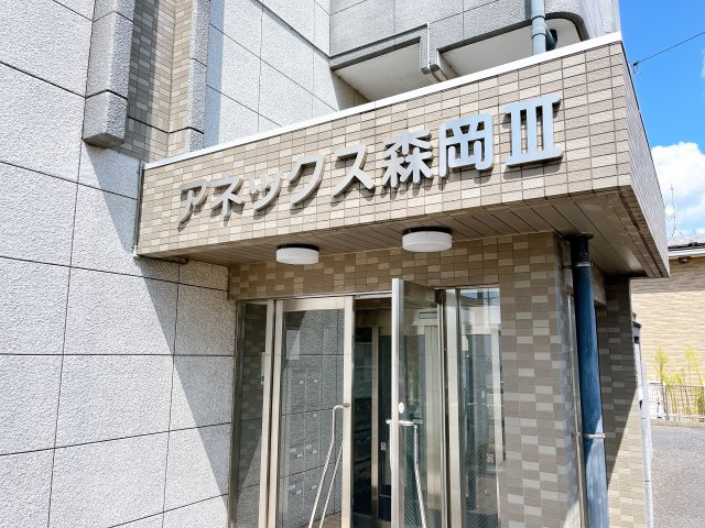 アネックス森岡Ⅲのエントランス