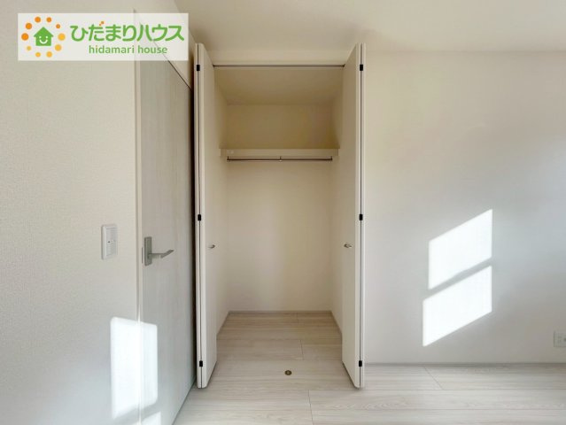 いわき市平下平窪1期　新築戸建　1号棟の収納|洋室A　収納