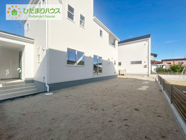 いわき市平下平窪1期　新築戸建　1号棟の庭|お庭付物件になります！お庭遊びや、プールなどお子様も大喜び(^^)