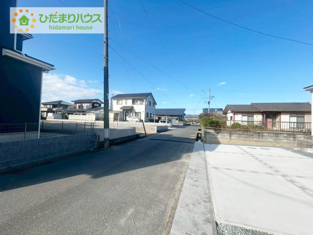 いわき市平下平窪1期　新築戸建　1号棟の前面道路含む現地写真|閑静な住宅地で叶える穏やかな新生活☆彡