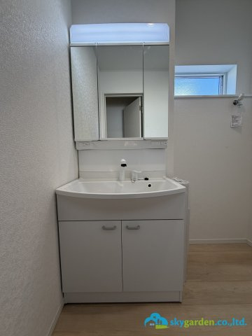 秦野市南矢名第18　新築戸建　全1棟1号棟の独立洗面台