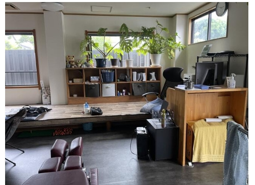 堺市南区釜室貸店舗事務所の内装