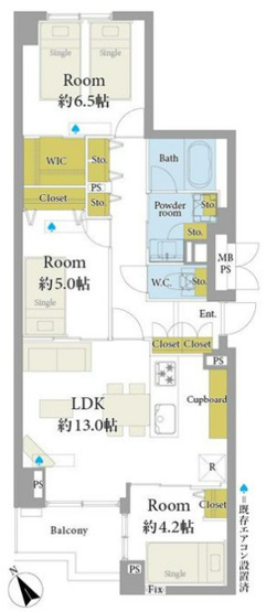 【間取り】 | パストラルハイム面影橋