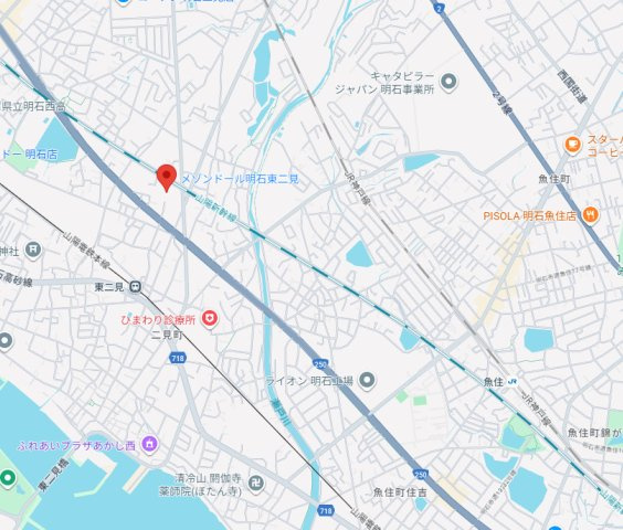 【地図】 | メゾンドール明石東二見　6階