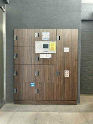 【ロビー】 | ＡＸＡＳ文京関口 | 宅配BOX 