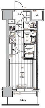 メイクス熱田大宝の間取り