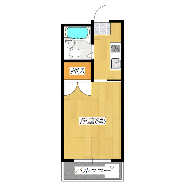 メゾン類光の間取り|和室→洋室に変更します！