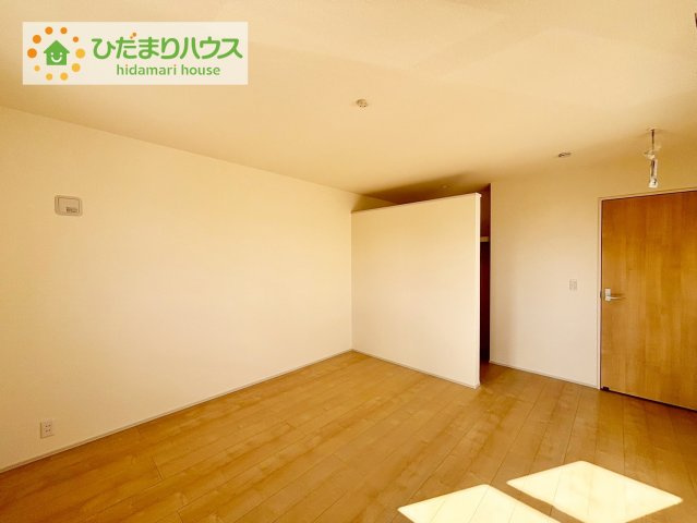 いわき市平下平窪1期　新築戸建　2号棟の寝室|大きなベッドを置いても余裕の広さの主寝室♪♪