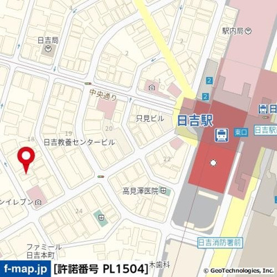 【地図】 | 日吉パールハイツ