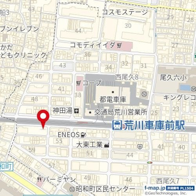 【地図】 | イニシア東京尾久