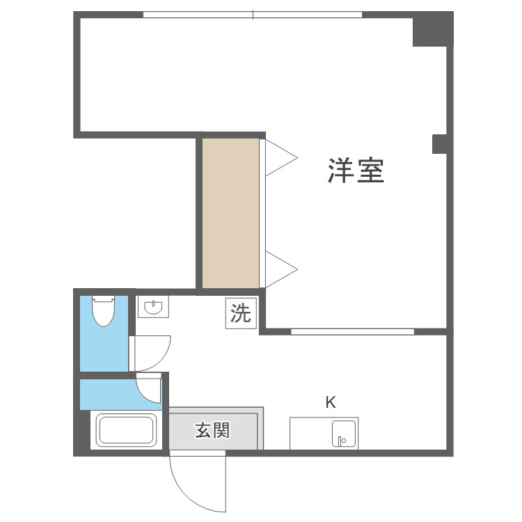 ＧＳ阿倍野の間取り