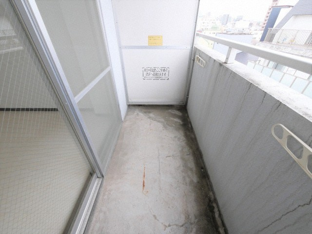 グランヴィ天王寺のバルコニー