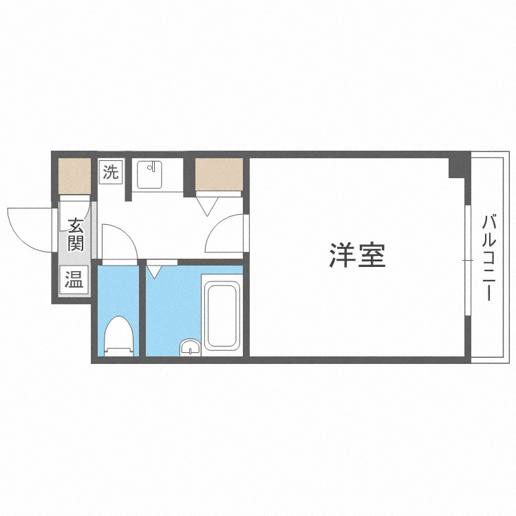 グランヴィ天王寺の間取り