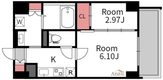 【間取り】 | シーズンフラッツ靭本町