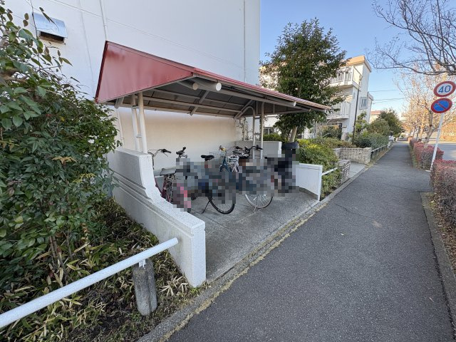 湘南ライフタウン城山住宅７号棟の駐輪場