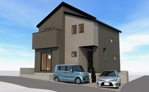 【外観パース】 | 【仲介手数料０円】綾瀬市深谷上5丁目第1期　新築一戸建て | 【仲介手数料０円】綾瀬市深谷上5丁目第1期　新築一戸建て