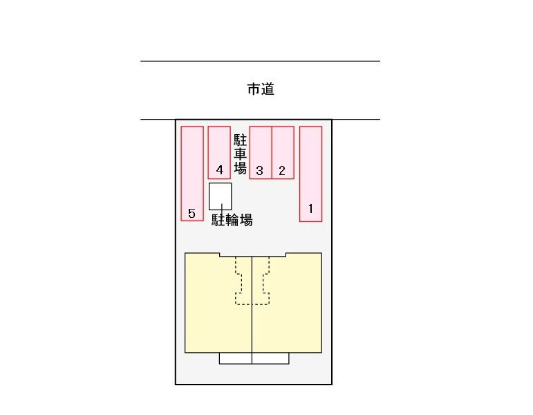 ルピチェーノの駐車場
