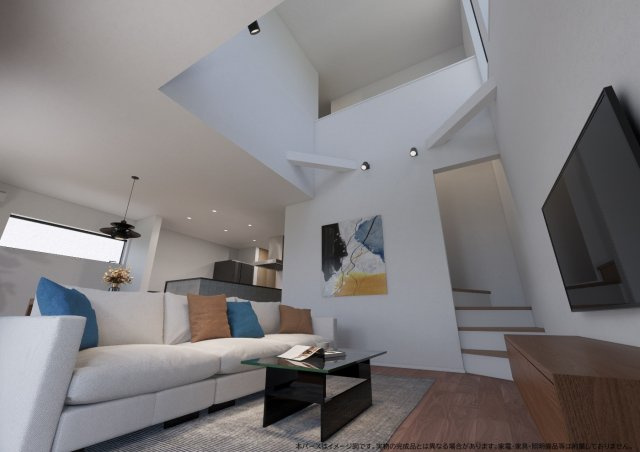 DAIE TERRACE – 光と風に包まれる、やすらぎの住まいの居間・リビング