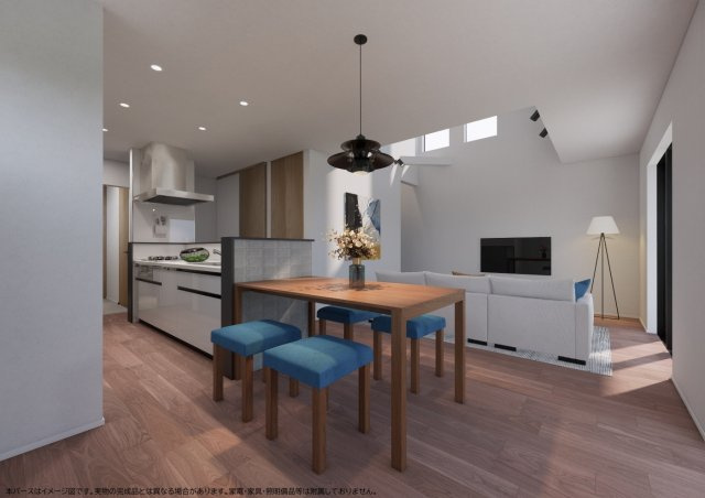 DAIE TERRACE – 光と風に包まれる、やすらぎの住まいの居間・リビング