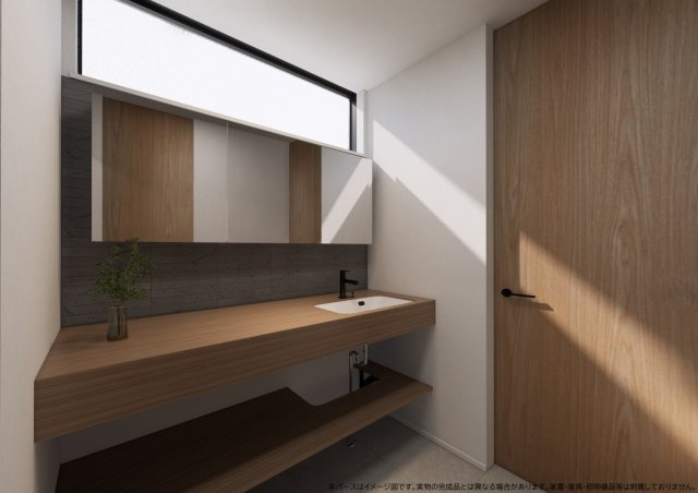 DAIE TERRACE – 光と風に包まれる、やすらぎの住まいの独立洗面台