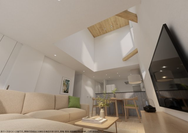 DAIE TERRACE – 光と風に包まれる、やすらぎの住まいの居間・リビング