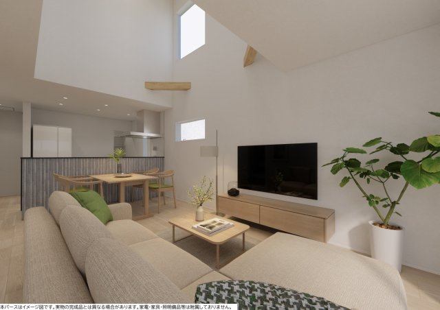 DAIE TERRACE – 光と風に包まれる、やすらぎの住まいの居間・リビング