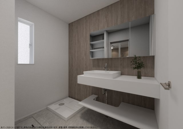 DAIE TERRACE – 光と風に包まれる、やすらぎの住まいの独立洗面台