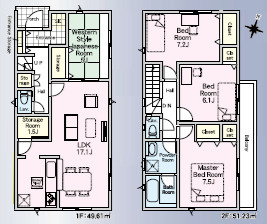 伊勢原市高森第24　新築戸建　全3棟3号棟