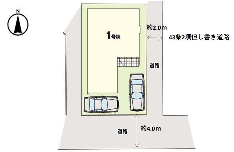 小倉北区末広1期の区画図