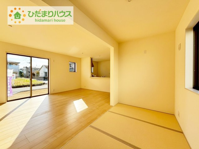 いわき市平下平窪1期　新築戸建　3号棟の和室|すぐ横になれる和室は、みんなの憩いの場(*^-^*)