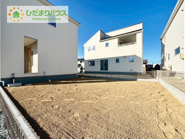 いわき市平下平窪1期　新築戸建　3号棟の庭|家族みんなで広～いお庭でバーベキューが楽しめます(^^♪