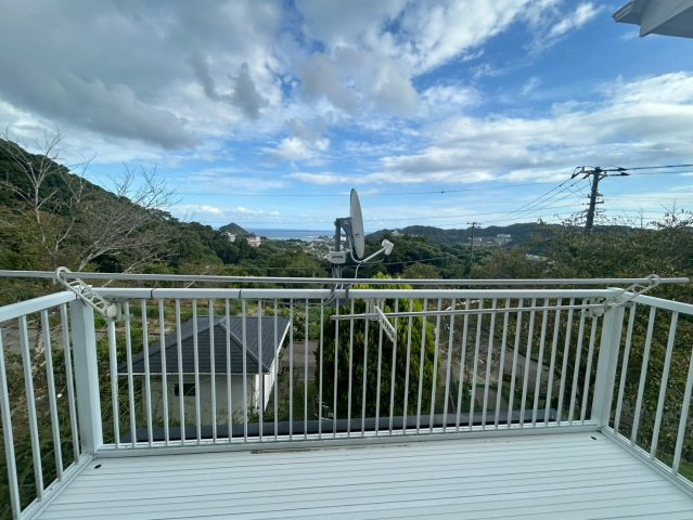 鴨川市宮　中古戸建のバルコニー