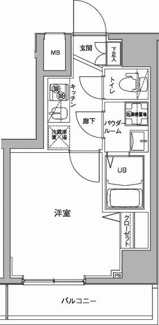 【間取り】 | ジェノヴィア川崎駅グリーンヴェール
