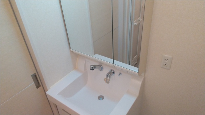 ハーズリッチ北高見の独立洗面台|洗髪洗面化粧台