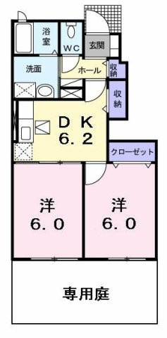 ビッグ　シャトーＥの間取り