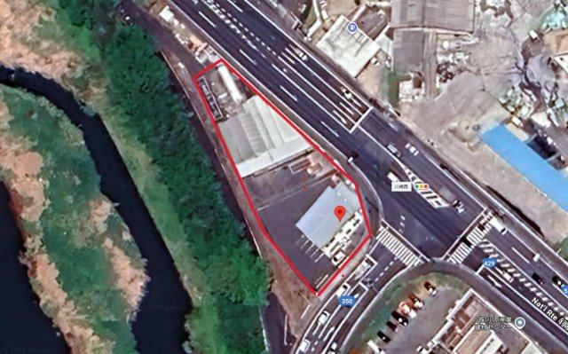 津山市川崎　売土地410坪の土地図