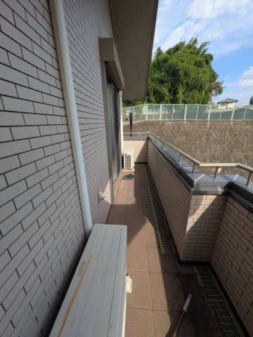前橋市上細井町既存住宅のバルコニー