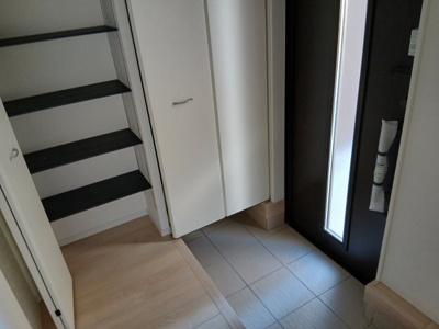 【玄関】 | 鴻巣市筑波第５　 | ６号棟現地玄関（2026年02月02日）撮影