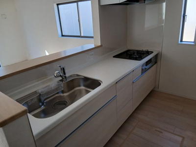 【キッチン】 | 鴻巣市筑波第５　 | ６号棟現地キッチン（2026年02月02日）撮影