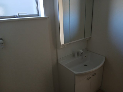 【独立洗面台】 | 鴻巣市筑波第５　 | ６号棟現地洗面所（2026年02月02日）撮影