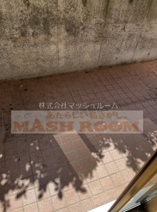 ハックベリーのバルコニー