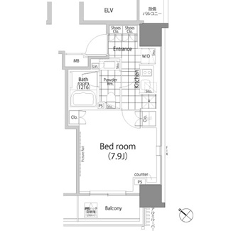 【間取り】 | パークハビオ赤坂タワー