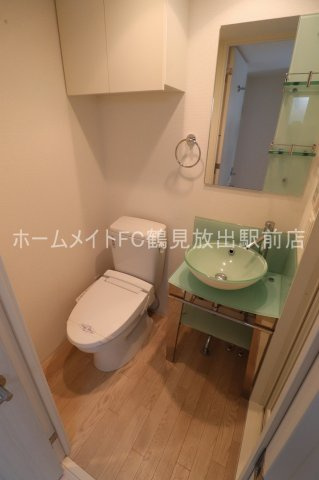 東大阪市高井田本通７丁目の賃貸マンションの洗面所