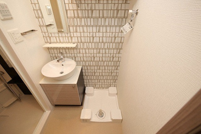 【設備】 | エスリード新大阪グランゲートサウス | 洗濯機置き場です