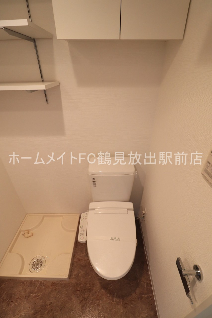 東大阪市高井田本通７丁目の賃貸マンションのトイレ