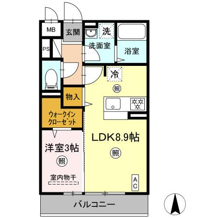 コンフォーティアの間取り
